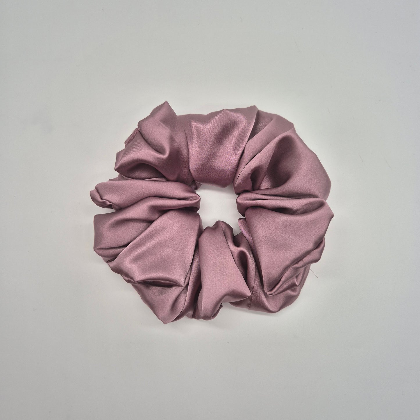 Satin Scrunchies- Mauve