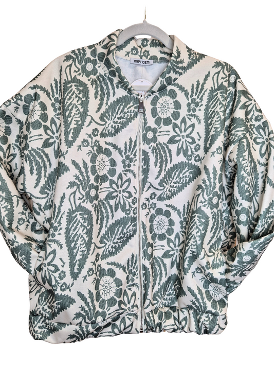 Bomber Blouson "Flowers"